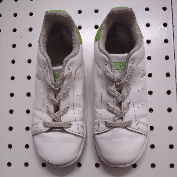 Adidas Stan Smith Kermit Sneakers, Size Kids 10 - Picture 9 of 11